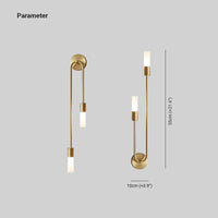 Rime Moderne Wandlamp voor Bedzijde Goud 2 STUKS