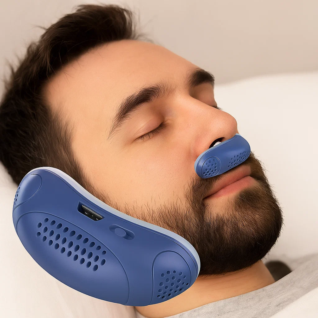 SnoreFree | Micro-CPAP Slaapapneu-apparaat voor Reizen & Anti-Snurken