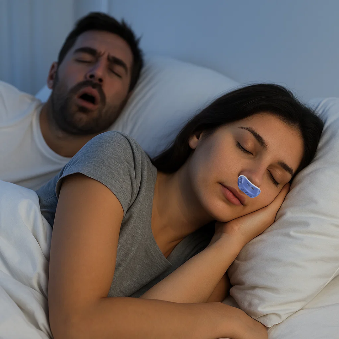 SnoreFree | Micro-CPAP Slaapapneu-apparaat voor Reizen & Anti-Snurken