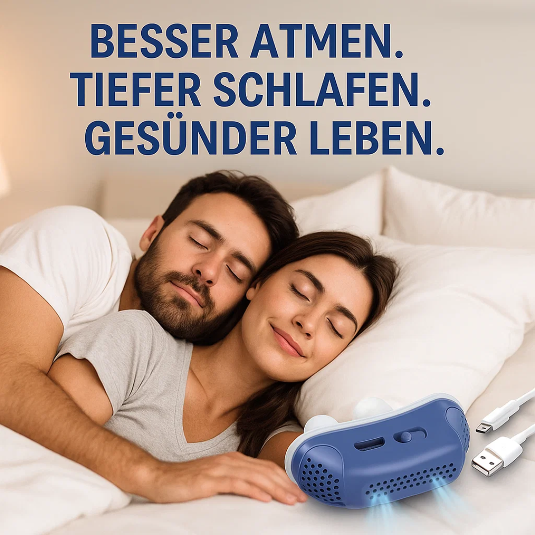 SnoreFree | Micro-CPAP Slaapapneu-apparaat voor Reizen & Anti-Snurken