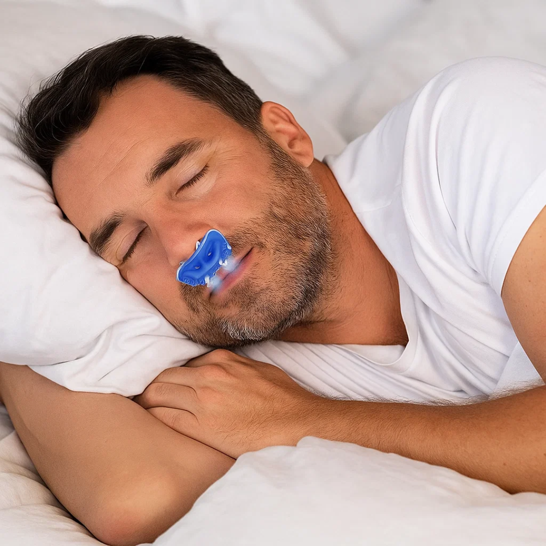 SnoreFree | Micro-CPAP Slaapapneu-apparaat voor Reizen & Anti-Snurken