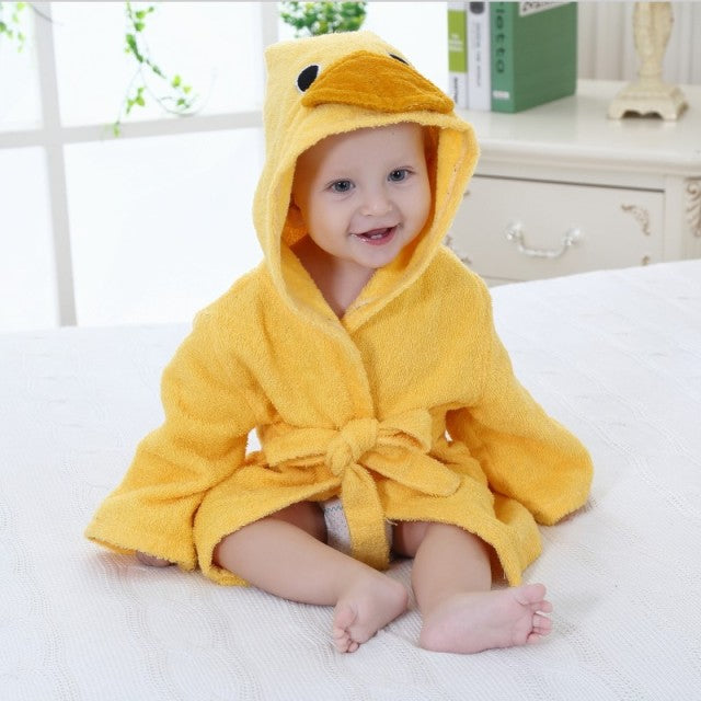 SnuggleCub | Badjas voor Kinderen – Zachte Katoen met Dierenkap