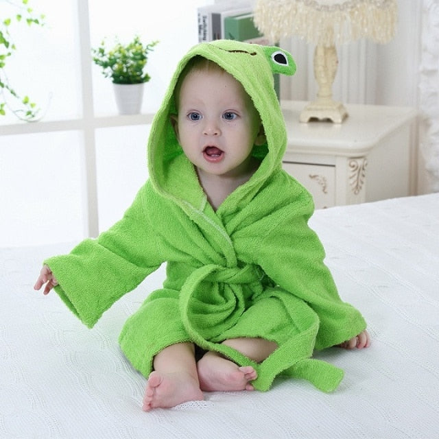SnuggleCub | Badjas voor Kinderen – Zachte Katoen met Dierenkap