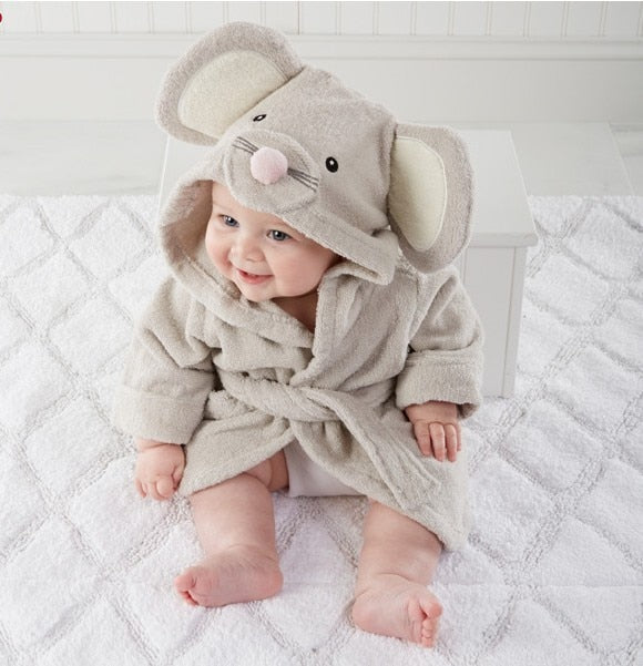 SnuggleCub | Badjas voor Kinderen – Zachte Katoen met Dierenkap