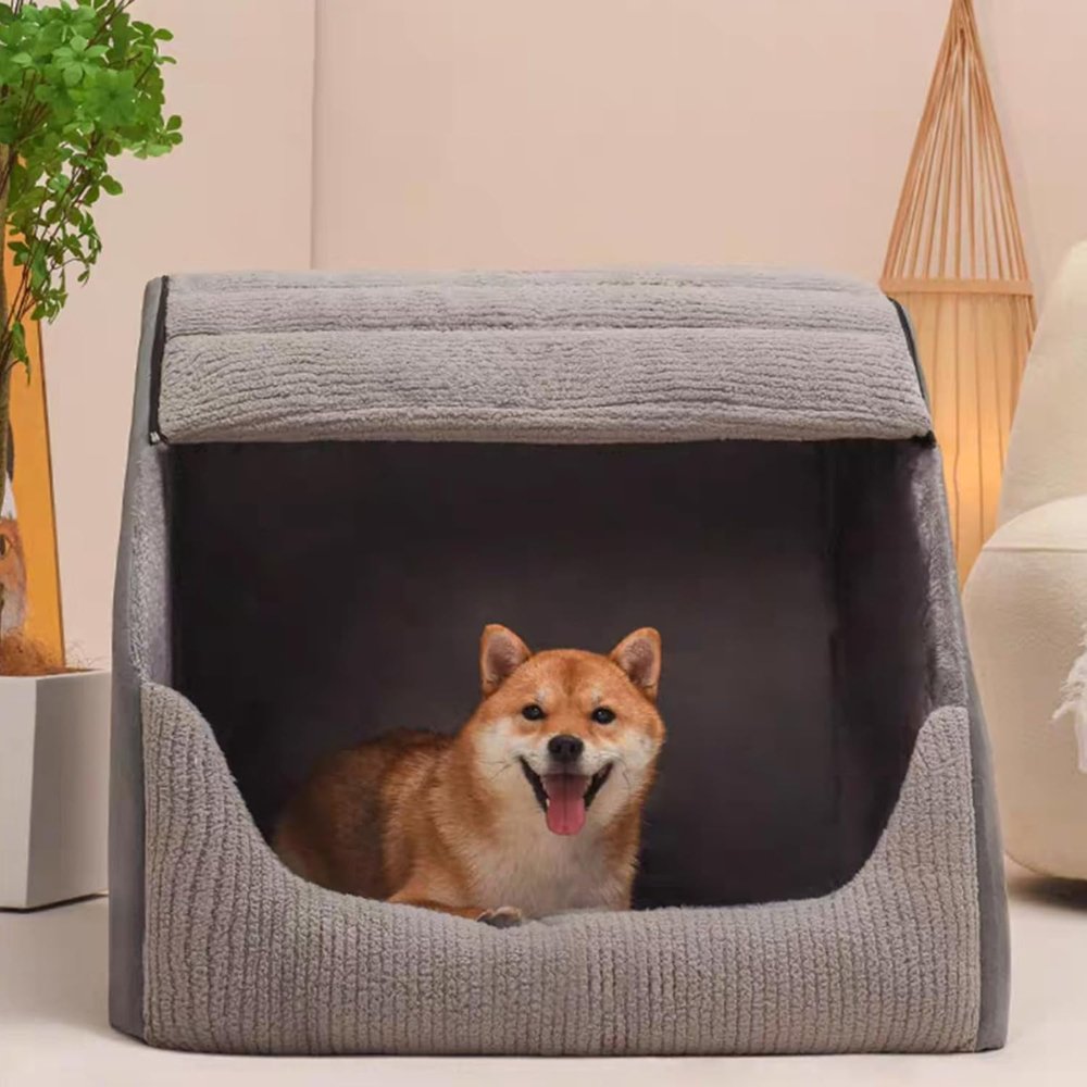 SnuggleHome  • Gezellig & Warm Afgesloten Bed voor Honden