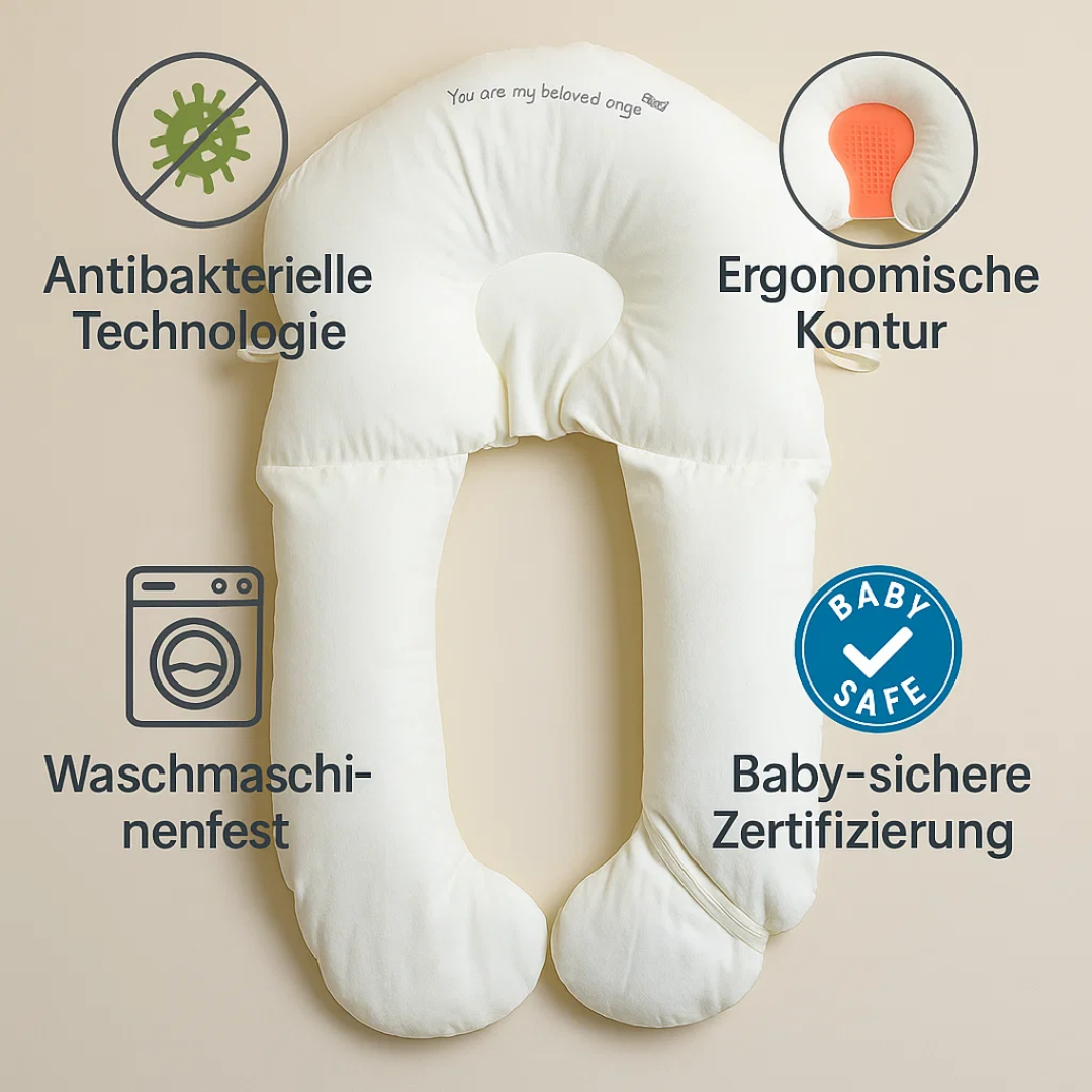 SnuggleSafe | Antibacterieel Baby-Knuffelkussen voor Veilige Slaap