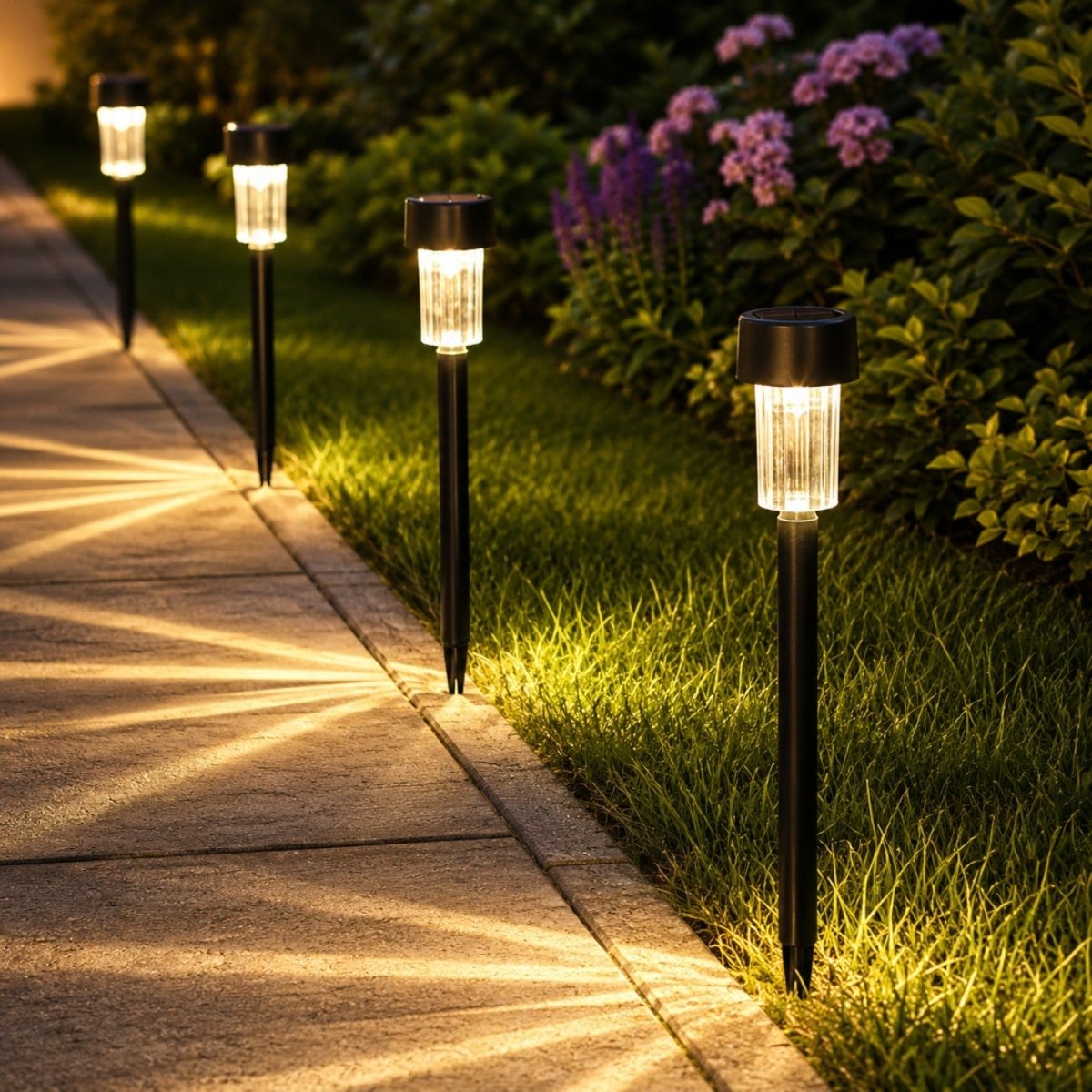 Zonne-energie Tuinpadverlichting