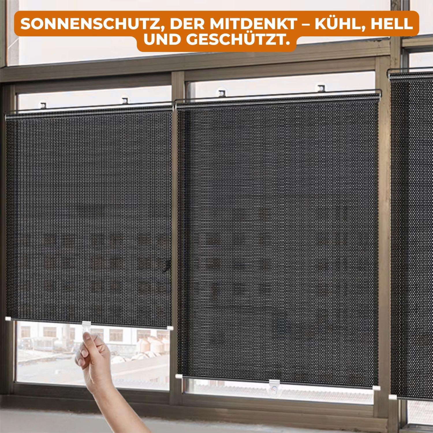 Zonneschermen & Privacy Rollos zonder Boren | ZonBescherming