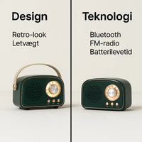 SoundJoy | Retro Draagbare Luidspreker met FM Radio