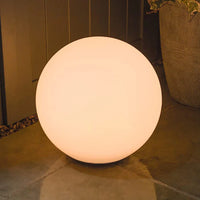 Moderne PE Globe Buiten Tuinverlichting LED Oplaadbaar