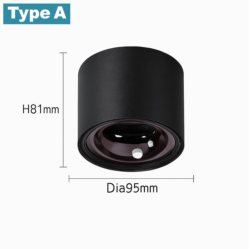 LED bewegingssensor spot 12W opbouw Anti-verblinding slim trap slaapkamer huis