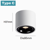 LED bewegingssensor spot 12W opbouw Anti-verblinding slim trap slaapkamer huis