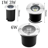 Ingebouwde High Power LED Waterproof Tuinspot