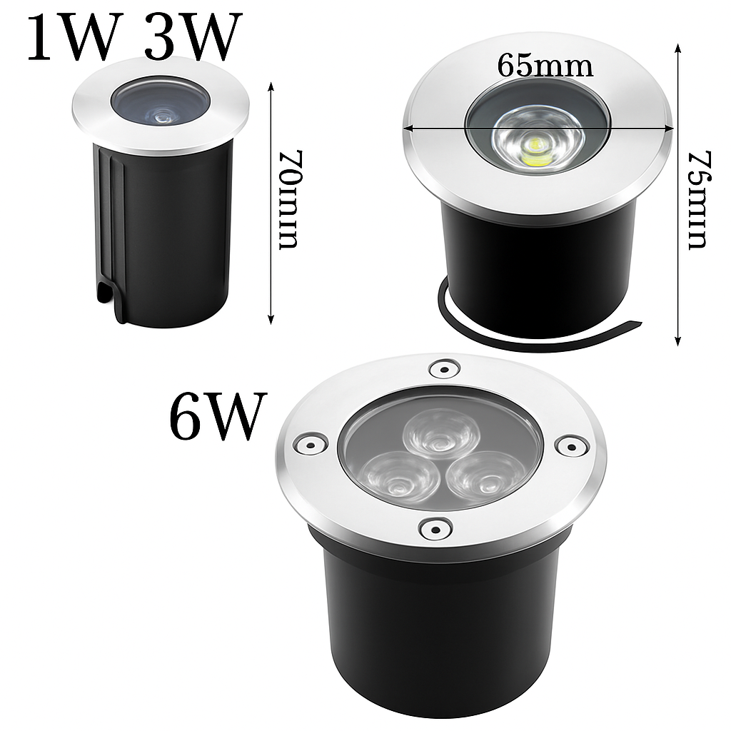 Ingebouwde High Power LED Waterproof Tuinspot