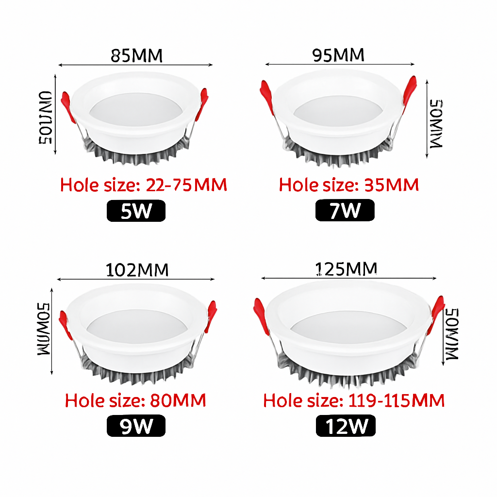 Inbouw LED Spotlicht met COB-technologie