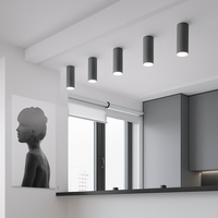 Spot moderne LED in de vorm van een gouden buis Grover