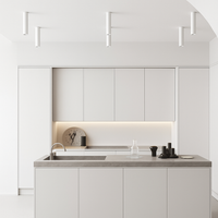 Spot moderne LED in de vorm van een gouden buis Grover