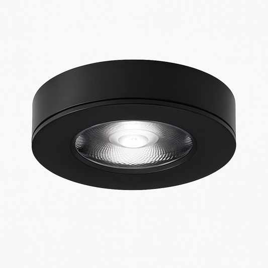Spot moderne LED extra dun rond en aluminium Delma