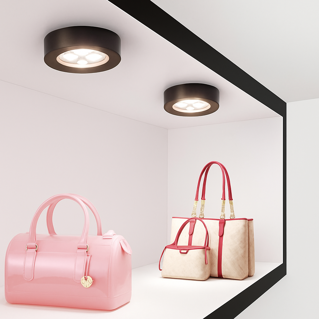 Spot moderne LED extra dun rond en aluminium Delma