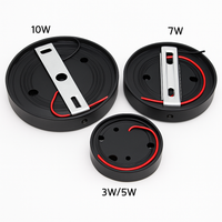 Spot moderne LED extra dun rond en aluminium Delma