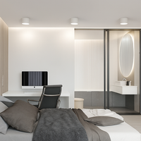 Ronde opbouwspot Nordic LED Kleine Plafondlamp Spotlicht Hal Entree Licht Gang Licht Binnenverlichting