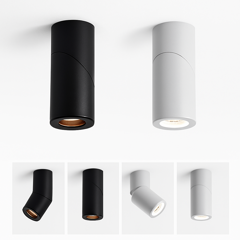 dimbare roterende LED-spots met variabele intensiteit voor binnenverlichting