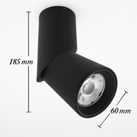 dimbare roterende LED-spots met variabele intensiteit voor binnenverlichting