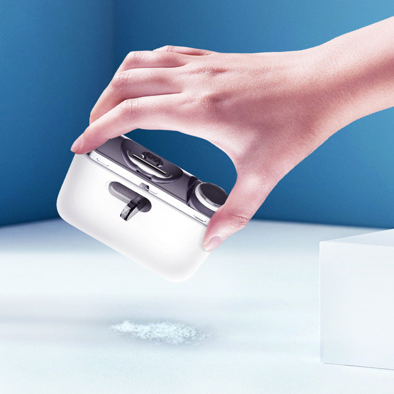 Elektrische Teennagelknipper & Polijstmachine | 2 Snelheidsinstellingen | Ingebouwd LED-licht & Afvalbak | USB-C Oplaadbaar | Veilige Nagelknipper voor Senioren & Kinderen