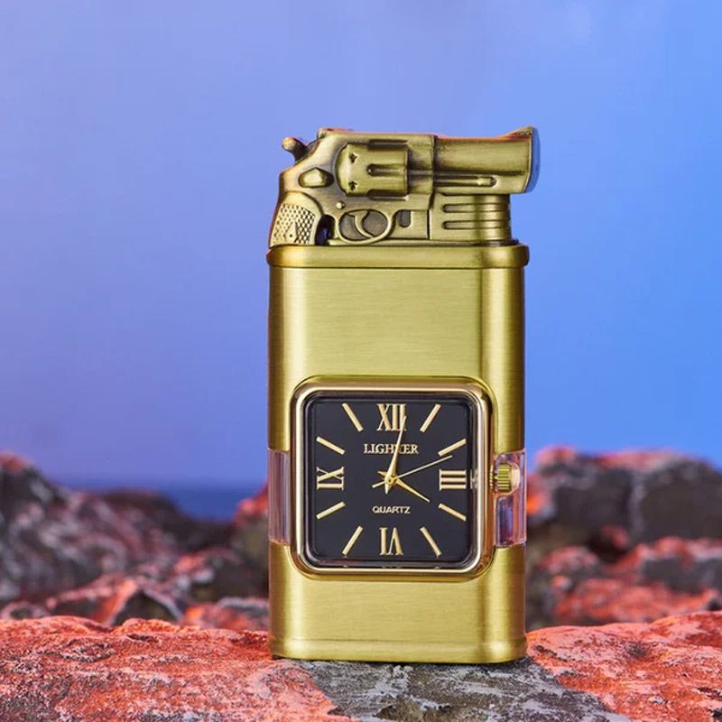 Vintage Horloge Bezel Jetvlam Aanstekers
