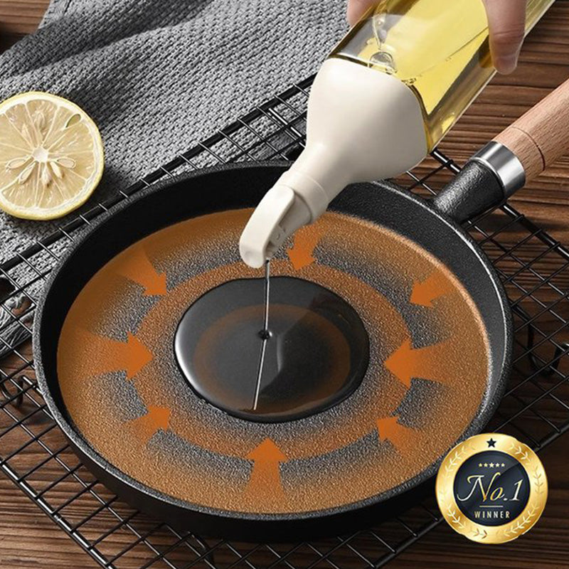 Gietijzeren Koekenpan / Crêpepan met Houten Handgreep – 20 cm of 26 cm