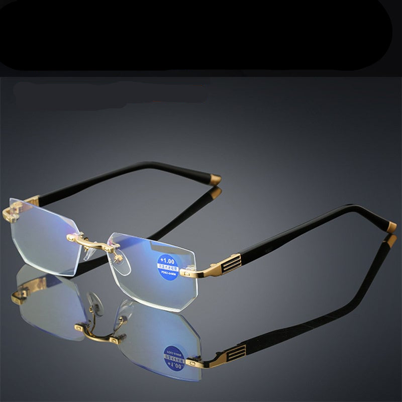 Brehn | Viselio Intelligente Leesbril met Multifocale Lensen | Ultraleicht & Blauwlichtfilter | Voor Dichtbij- & Verafzicht | Titanframe TR90