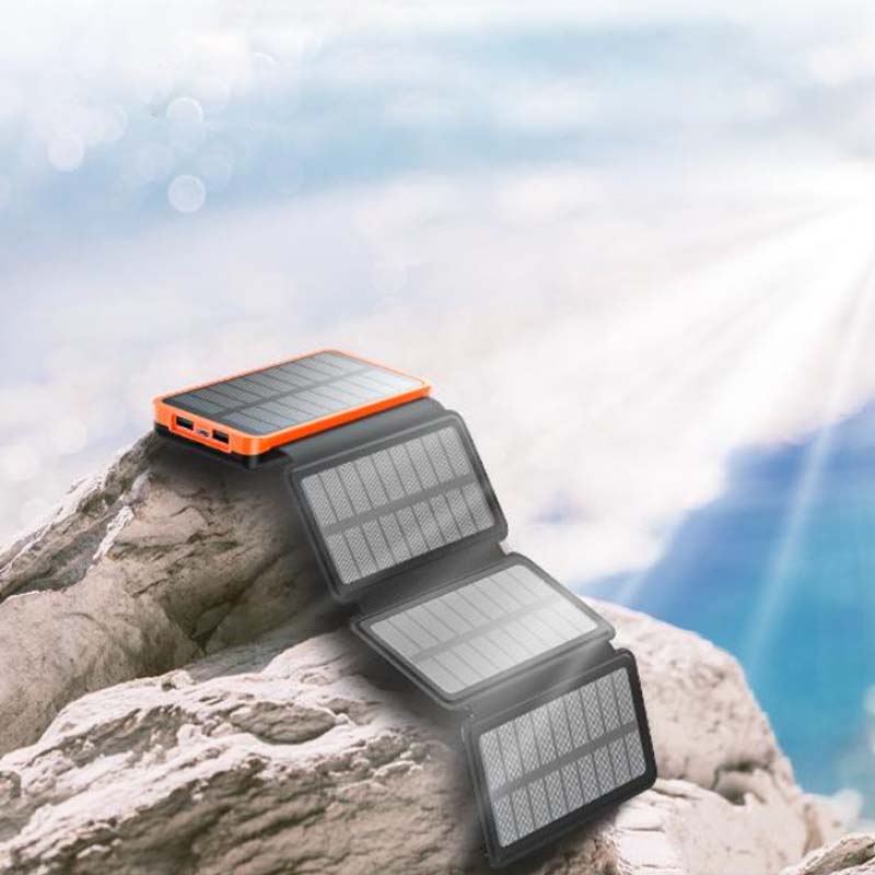 25000mAh Hoge Capaciteit Solar Powerbank - Snelladen