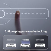 Vingerafdruk Slimme Deurslotknop met Bluetooth APP-besturing