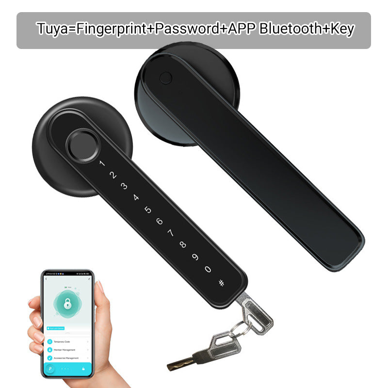Vingerafdruk Slimme Deurslotknop met Bluetooth APP-besturing