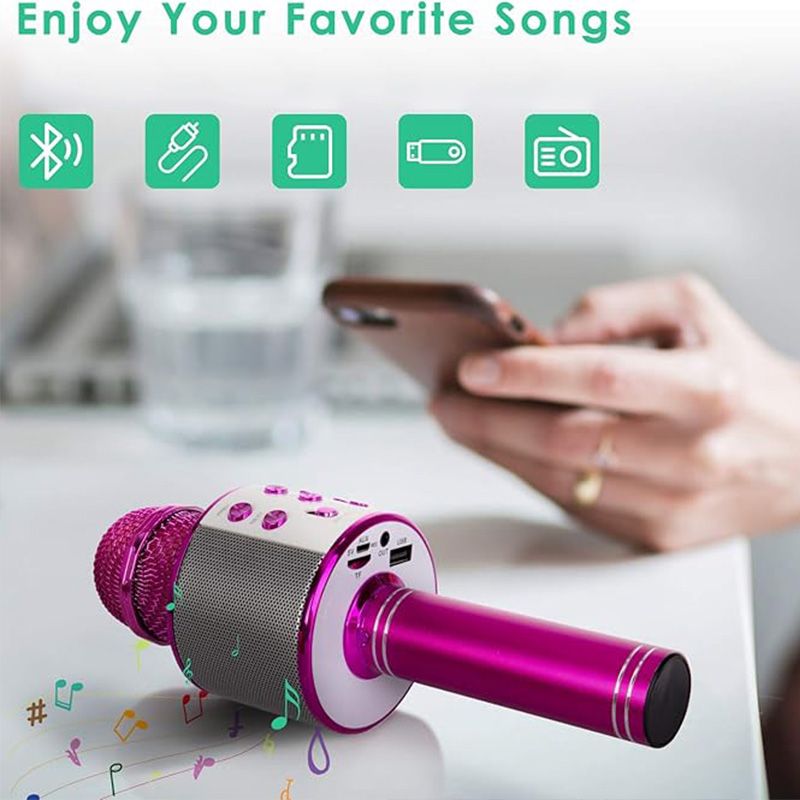 Zing overal: De ultieme draadloze karaoke microfoon!