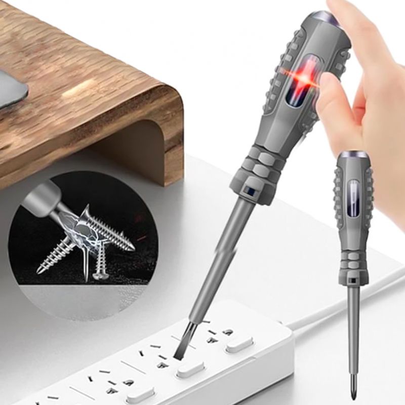 ToolEase | Een magnetische schroevendraaier en spanningstester in één veelzijdige tool