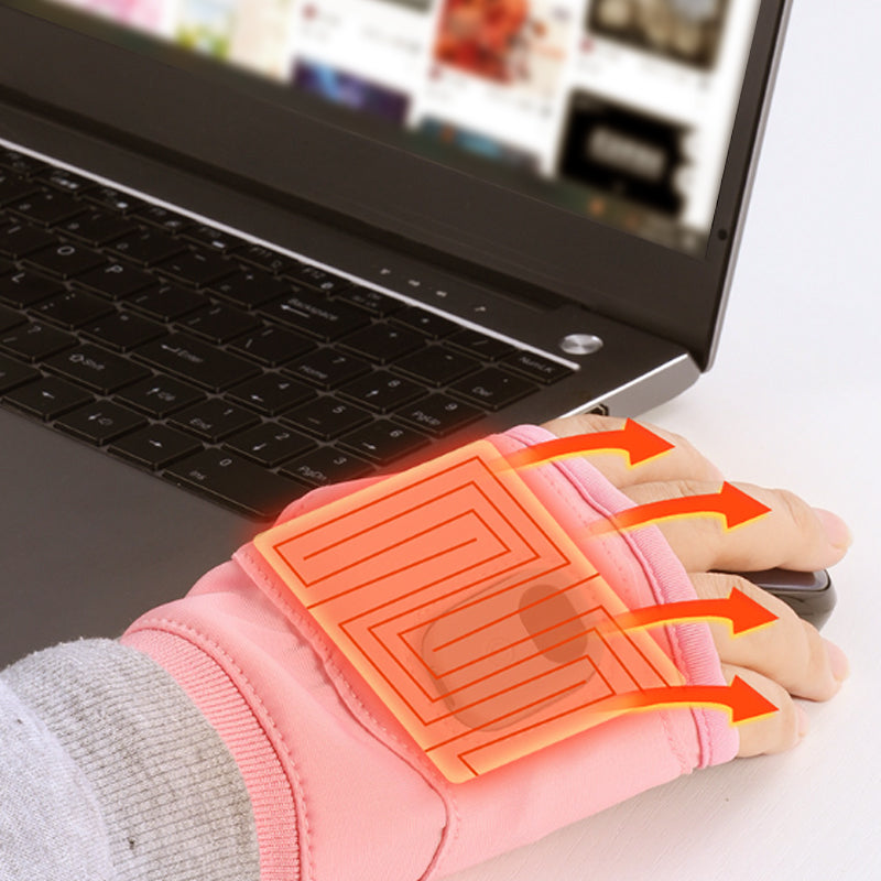 Intelligente verwarmde vingerloze handschoenen