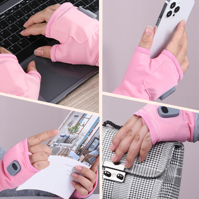 Intelligente verwarmde vingerloze handschoenen