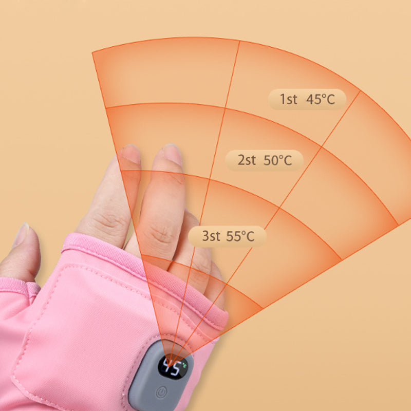 Intelligente verwarmde vingerloze handschoenen