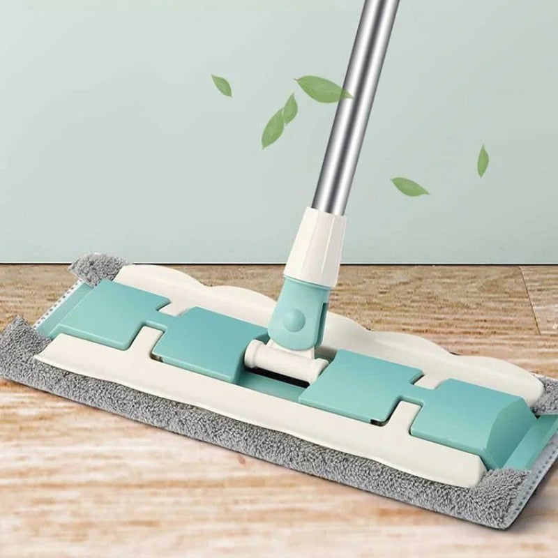 FlexiClean™ | Vloerwisser – Telescoopsteel, Microvezel & 360° Reiniging