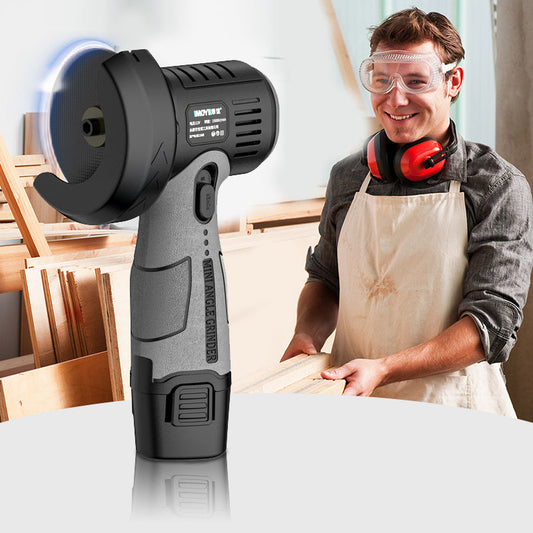 12V Mini-haakse slijper met doorslijpschijf – ideaal voor precisie snijden en schuren