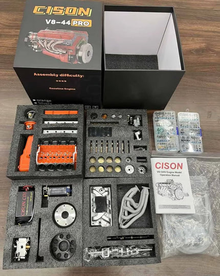 🎉Laatste Dag Actie 50% KORTING 🔥 - Benzine OHV V8 Small-block Motor Model Kits