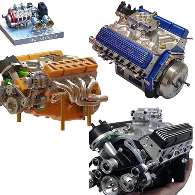 🎉Laatste Dag Actie 50% KORTING 🔥 - Benzine OHV V8 Small-block Motor Model Kits
