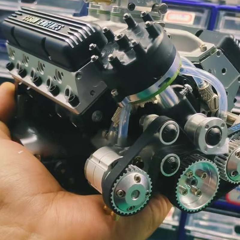 🎉Laatste Dag Actie 50% KORTING 🔥 - Benzine OHV V8 Small-block Motor Model Kits