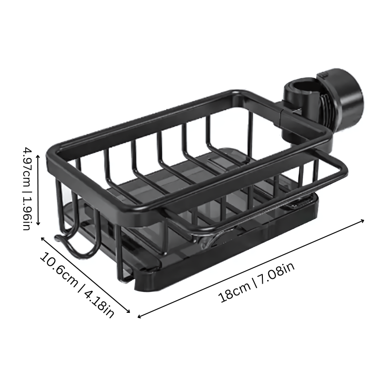 Afwasbak Organizer | Afwasorganizer Zwart & Zilver | AfwasFix