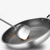 Roestvrijstalen Koekenpan | Antiaanbaklaag | Ergonomisch