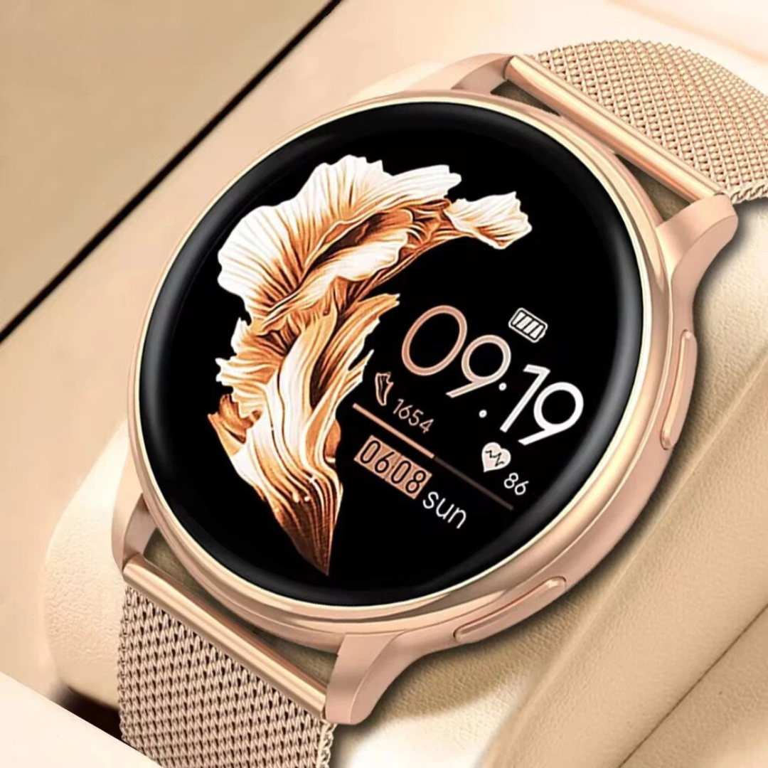 Smartwatch voor Vrouwen - Bluetooth | Hartslagmeting | Stijlvol