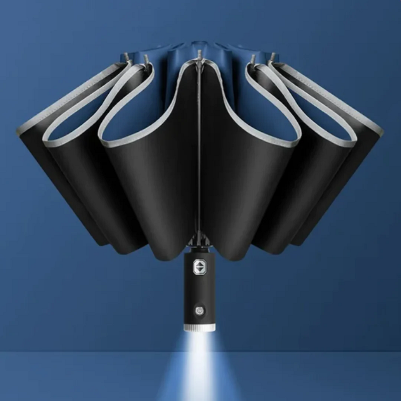 Stormbestendige Automatische Paraplu met Licht | LumBrella