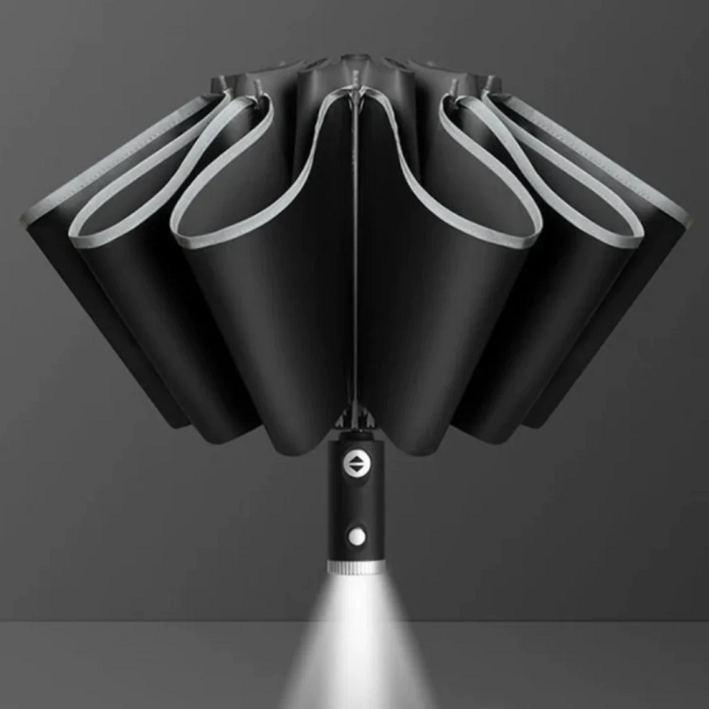 Stormbestendige Automatische Paraplu met Licht | LumBrella