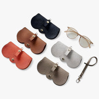 Sun Cover - Leren etui met kliksluiting voor bril